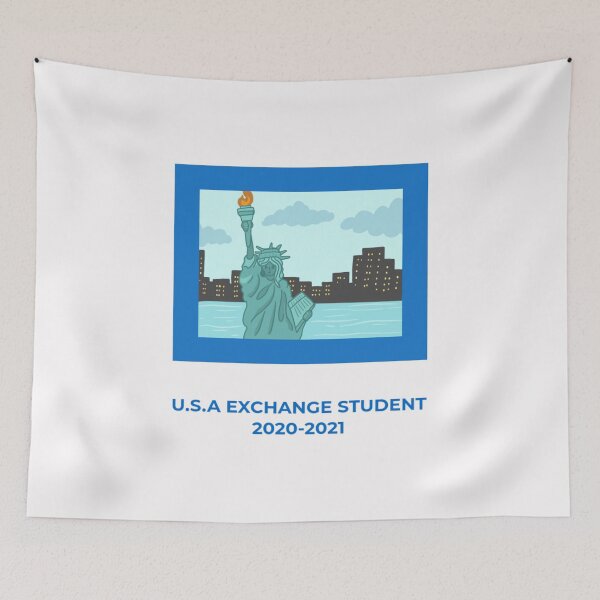 Item preview, U.S.A Exchange Student 2020-2021 The Statue Of Liberty designed and sold by clara steines.
