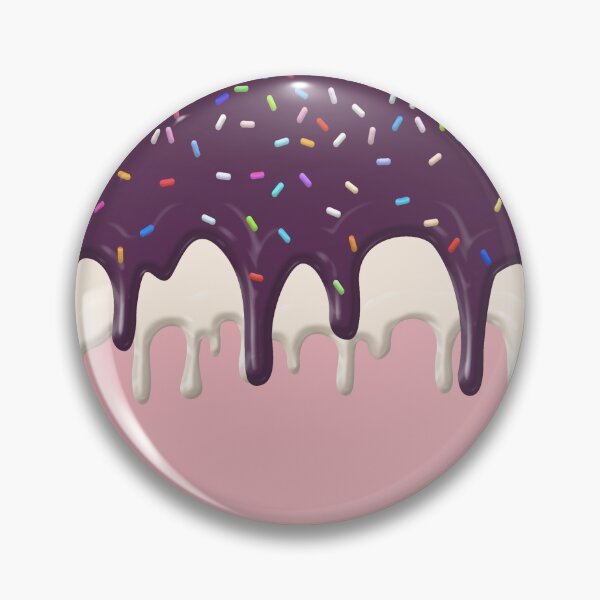Item preview, Melted Ice Cream - Cute Dripping Purple Frosting Sprinkles designed and sold by redwoodandvine.