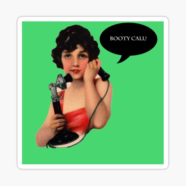 Daisy Makes a Booty Call Sticker