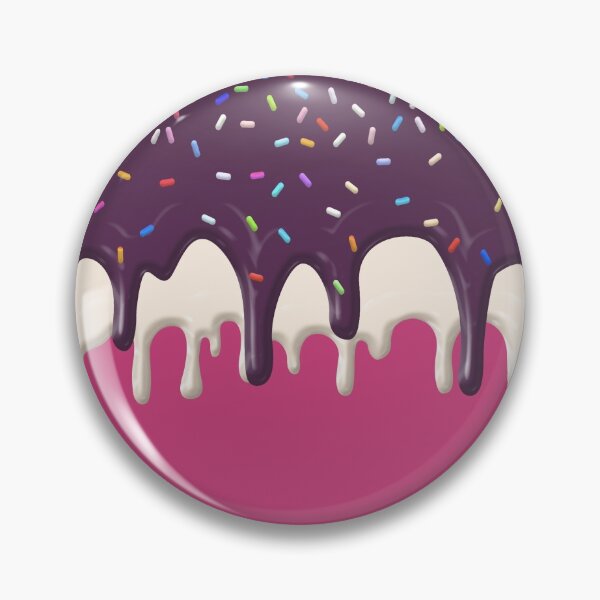 Item preview, Melted Ice Cream - Cute Dripping Purple Frosting Sprinkles designed and sold by redwoodandvine.