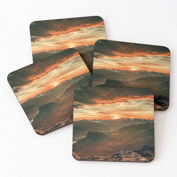 Item preview, Sunset Dusk Sky Clouds Mountains Rocks  designed and sold by DanielCarvalho2.