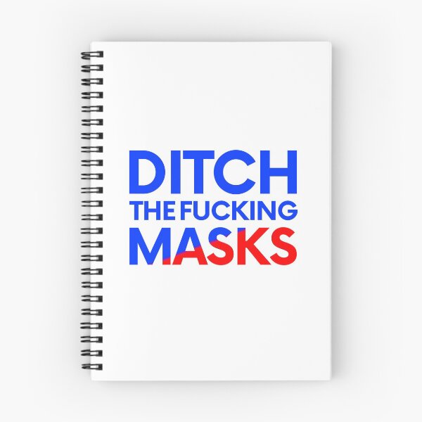 Item preview, Ditch the F Masks - Blue and Red designed and sold by VrajStudio.