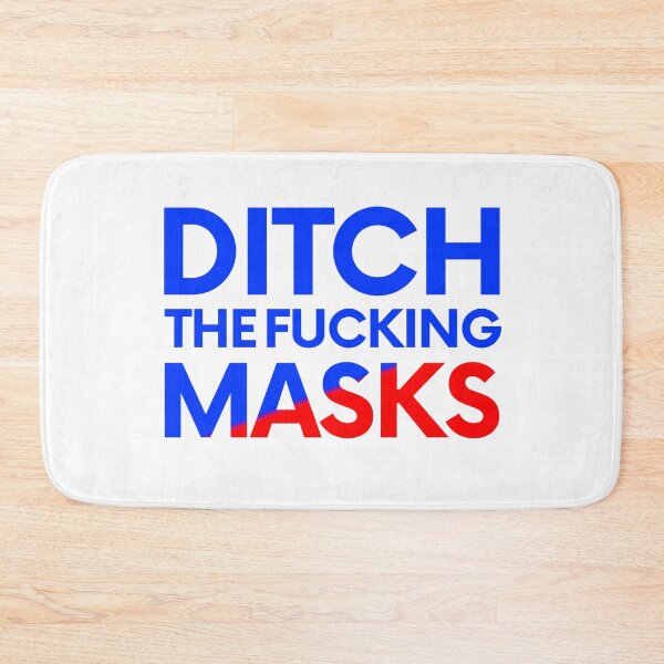 Item preview, Ditch the F Masks - Blue and Red designed and sold by VrajStudio.