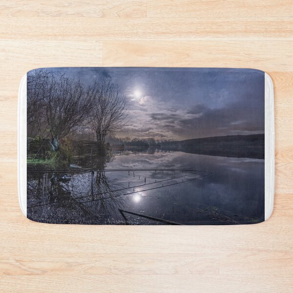 Item preview, Fordwich lake bathed in moonlight, Fishing Canterbury designed and sold by rogerstanger.