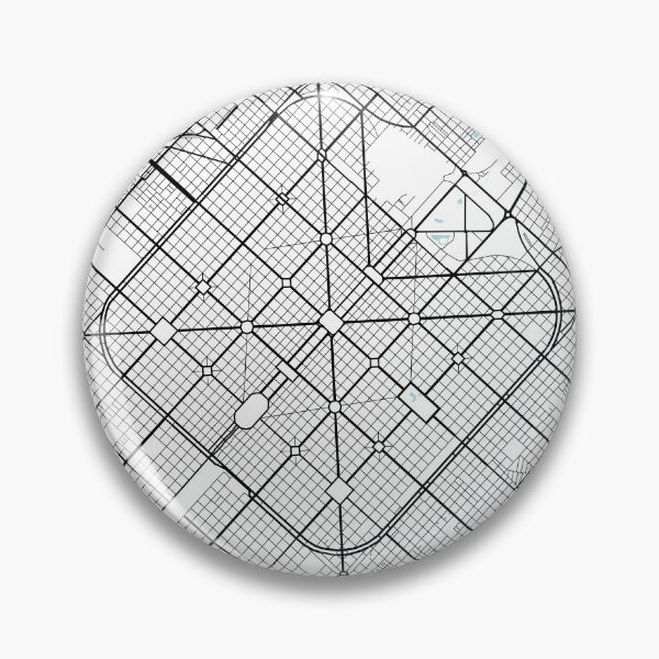 Item preview, La Plata City Map of Argentina - Circle designed and sold by deMAP.