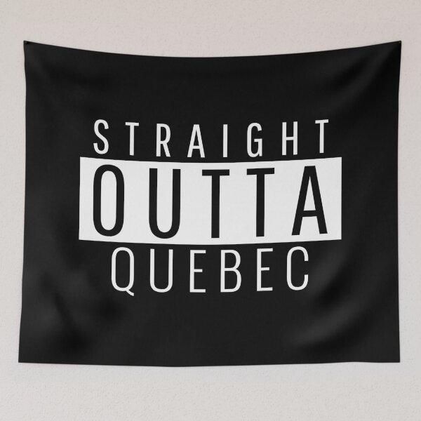 Item preview, Straight Outta Quebec  designed and sold by Teelogic.