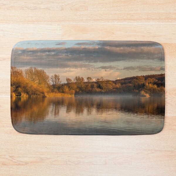 Item preview, Fordwich Lake Canterbury con niebla otoñal designed and sold by rogerstanger.