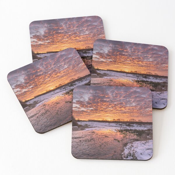Item preview, Sunrise in the snow at Hersden, Canterbury designed and sold by rogerstanger.