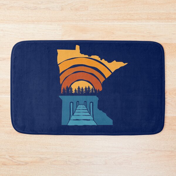 Item preview, Minnesota Sunset Rough Pier View Pine designed and sold by gstrehlow2011.