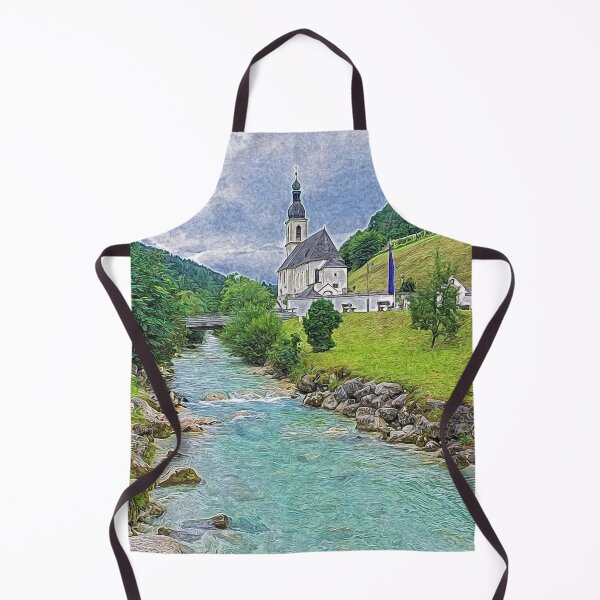 Item preview, The church in Ramsau designed and sold by MarionsArt.