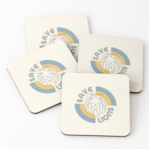 Item preview, save the lions - lion conservation designed and sold by foreco design.