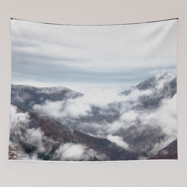 Item preview, Mountain Highland Cloud Fog Sky Peak  designed and sold by DanielCarvalho2.