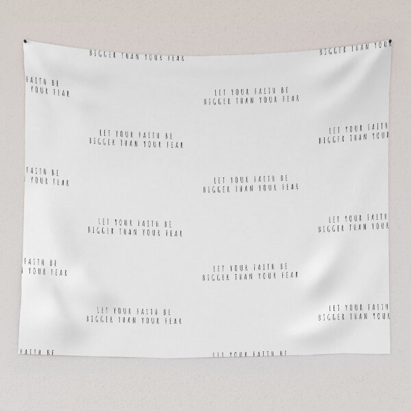 Item preview, Inspirational Quote - Let Your Fatih Be Bigger Than Your Fear designed and sold by sophiedziovalas.