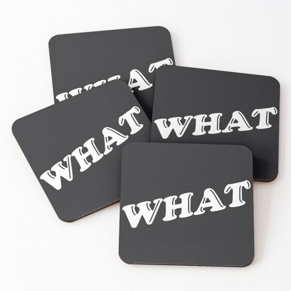 Item preview, What (White) designed and sold by WhatWhatShop.