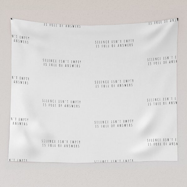 Item preview, Inspirational Quote - Silence Isn’t Empty Is Full Of Answers designed and sold by sophiedziovalas.