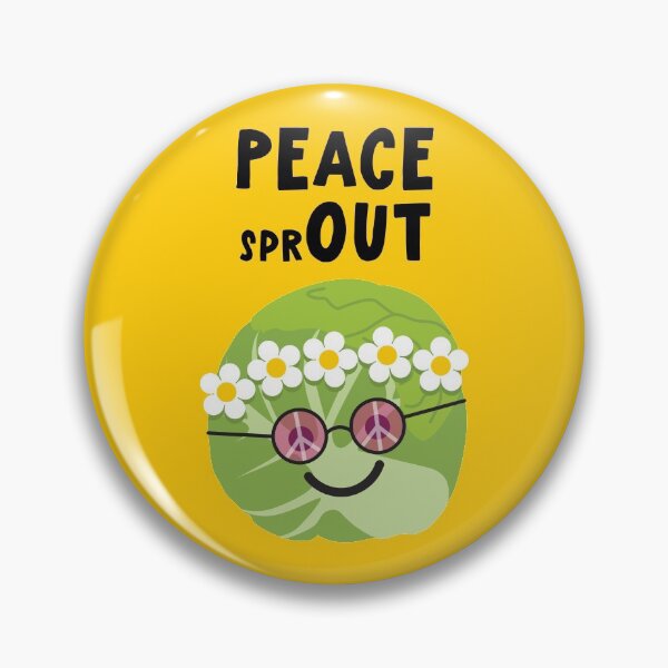 Item preview, Peace Out Brussels Sprout! designed and sold by VicEllisArt.