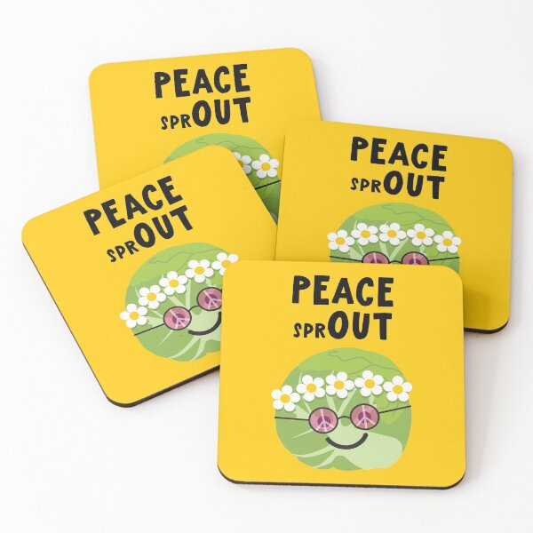 Item preview, Peace Out Brussels Sprout! designed and sold by VicEllisArt.