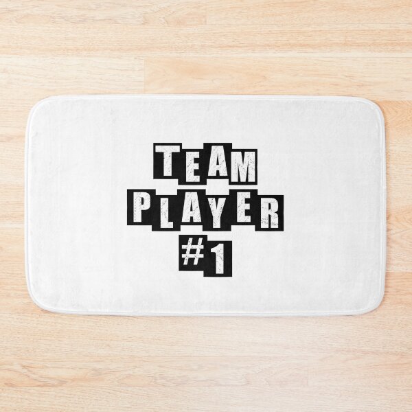 Item preview, Team Player #1 - White designed and sold by BusyMonkeys.