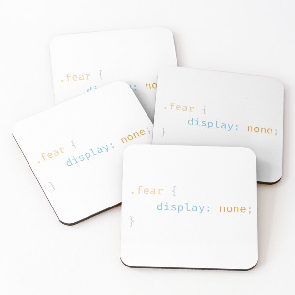Item preview, CSS Coding Pun No Fear - Funny Programming Joke designed and sold by HDTees4U.