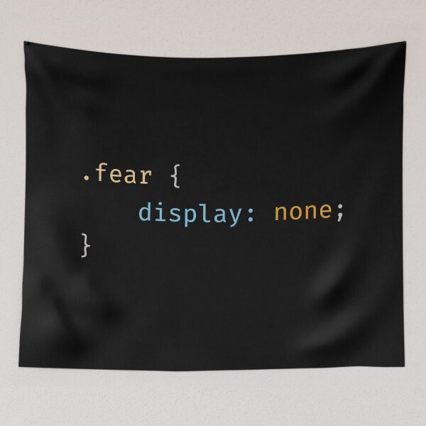 Item preview, CSS Coding Pun No Fear - Funny Programming Joke designed and sold by HDTees4U.
