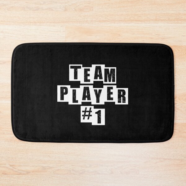 Item preview, Team Player #1 - Black designed and sold by BusyMonkeys.