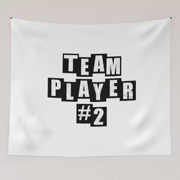 Item preview, Team Player #2 - White designed and sold by BusyMonkeys.