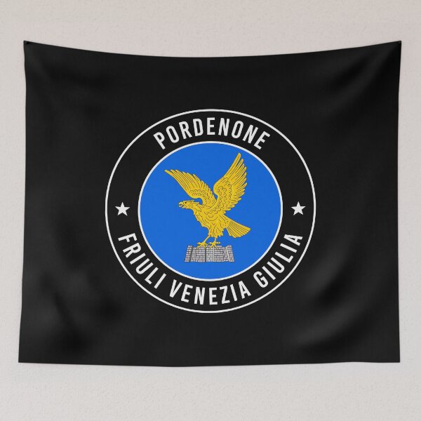 Item preview, Pordenone Friuli Venezia Giulia Region Flag designed and sold by ClassyCo.