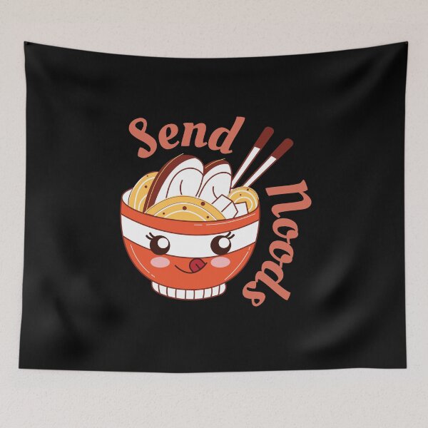 Item preview, send noods shirt, noods shirt, ramen shirt, kawaii shirt, send ramen designed and sold by T-DESIGNEDZ.