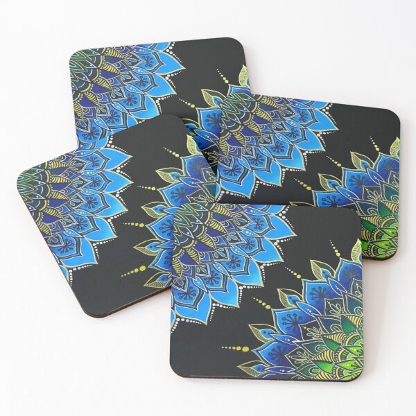 Item preview, Peacock Ombre Mandala designed and sold by Pooja-Alva.