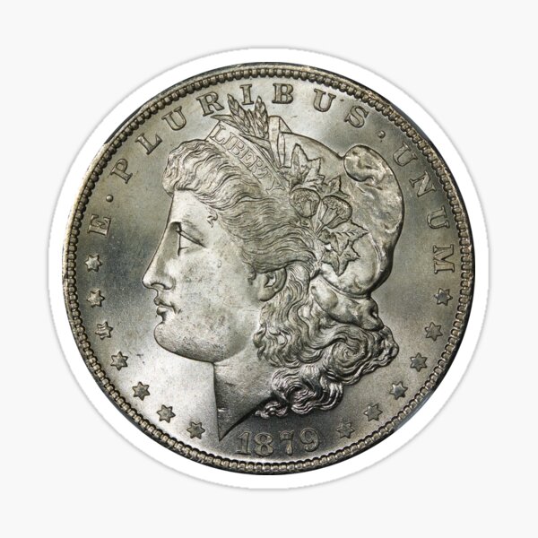 United States Coin - E pluribus unum 1879 Sticker