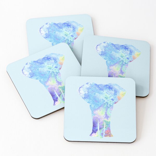 Item preview, Watercolor Elephant Silhouette designed and sold by JDWCreations.