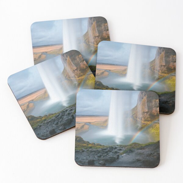 Item preview, Rainbow Waterfalls Rocks Nature Outdoor Mountain  designed and sold by DanielCarvalho2.
