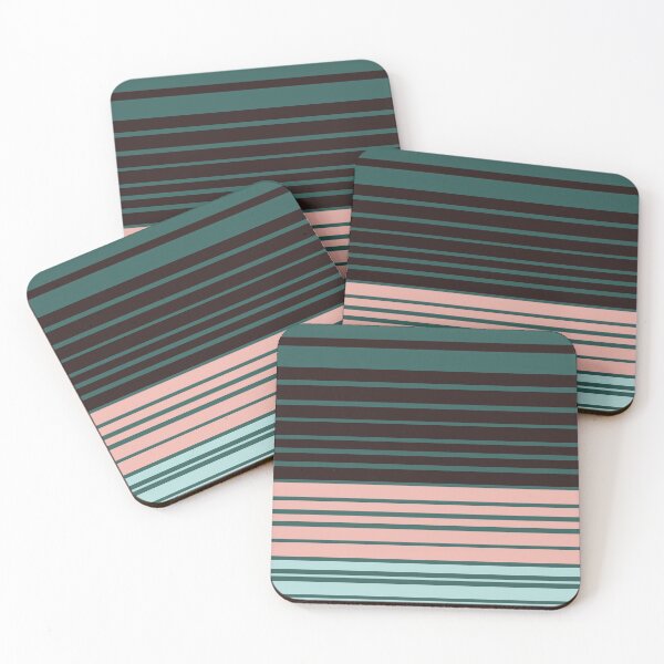 Item preview, Five colors striped art homedecor designed and sold by BelettePatterns.