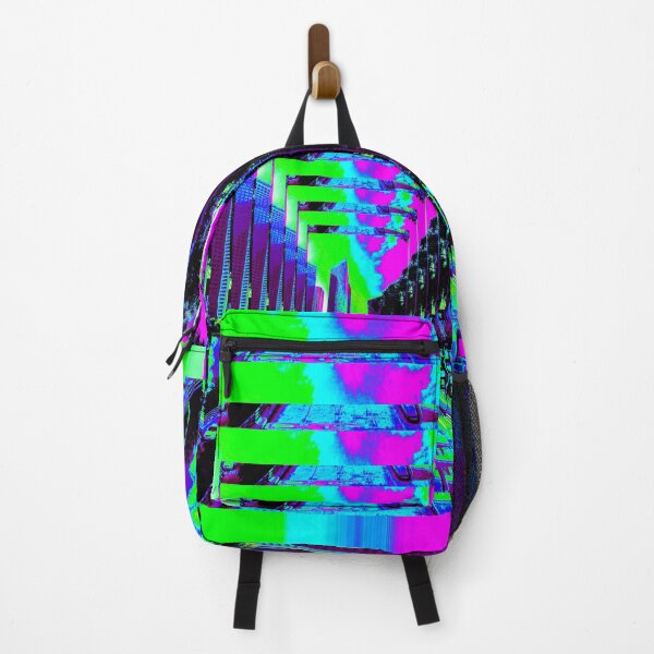 Item preview, Los Angeles Highway Road Trippy Vaporwave Glitch Art designed and sold by glitchhub.