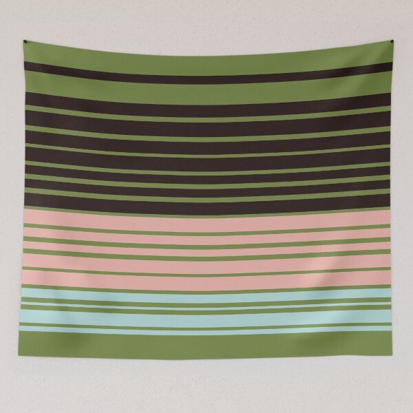 Item preview, Four colors striped art homedecor designed and sold by BelettePatterns.