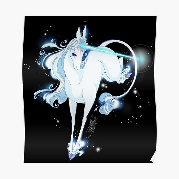 The last Unicorn - Try to go home - Glimmer Version Poster