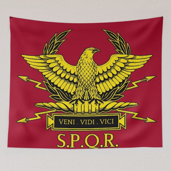 Item preview, Roman Standard - Rome - S.P.Q.R. - Roman Empire - Gold 3 designed and sold by createdezign.
