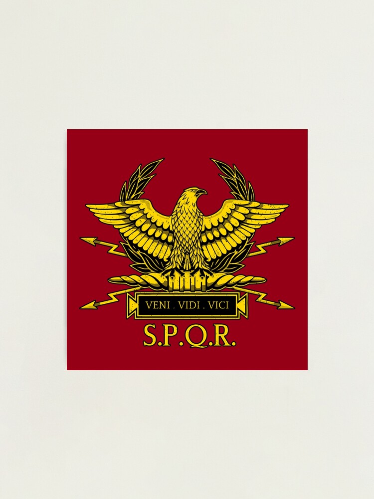 Roman Standard - Rome - S.P.Q.R. - Roman Empire - Gold 3 | Photographic  Print
