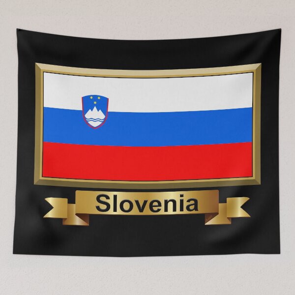 Item preview, Slovenia National Flag Gifts, Masks, Stickers & Products (N) designed and sold by mpodger.