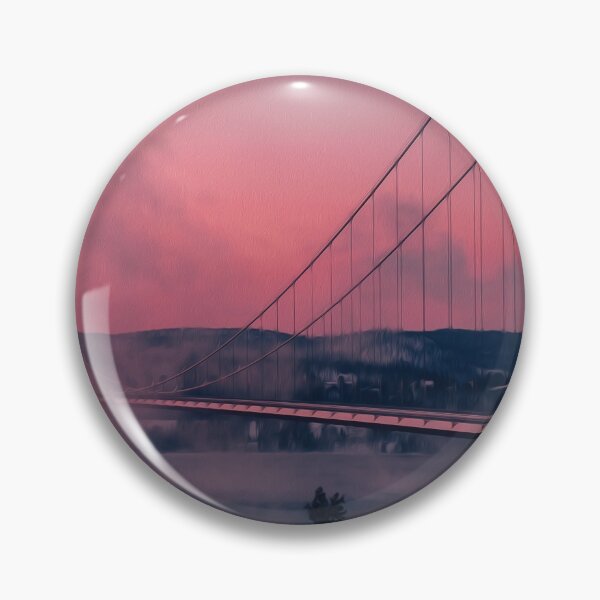 Item preview, Sunset Dusk Fog Foggy Bridge Architecture  designed and sold by DanielCarvalho2.
