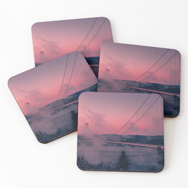 Item preview, Sunset Dusk Fog Foggy Bridge Architecture  designed and sold by DanielCarvalho2.