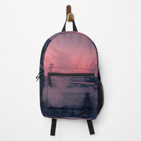 Item preview, Sunset Dusk Fog Foggy Bridge Architecture  designed and sold by DanielCarvalho2.