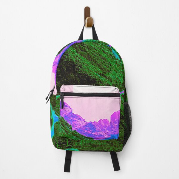 Item preview, Mountainous Vietnam Road Vaporwave Glitch Art designed and sold by glitchhub.