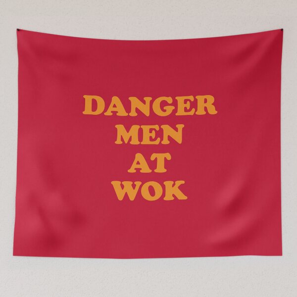 Item preview, Men at Wok, Danger Men at Work Pun designed and sold by Dennis Weber.