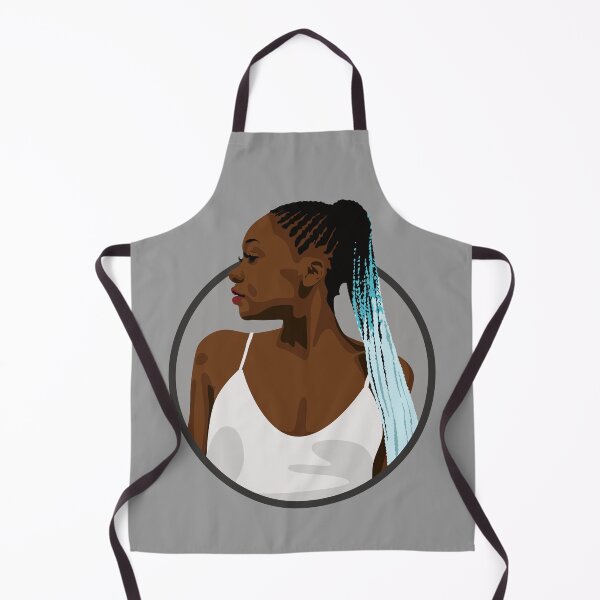Item preview, Black Woman with Braids | Nova - Original designed and sold by ladyfacecreates.