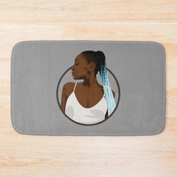 Item preview, Black Woman with Braids | Nova - Original designed and sold by ladyfacecreates.