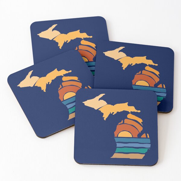 Item preview, Michigan Upper Peninsula Sunrise Sunset Great Lakes designed and sold by gstrehlow2011.