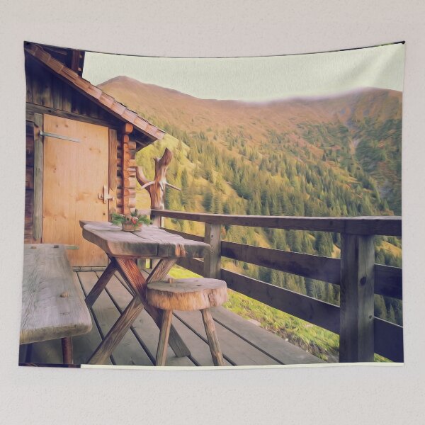 Item preview, Porch Deck Wood Table Bench Stool  designed and sold by DanielCarvalho2.