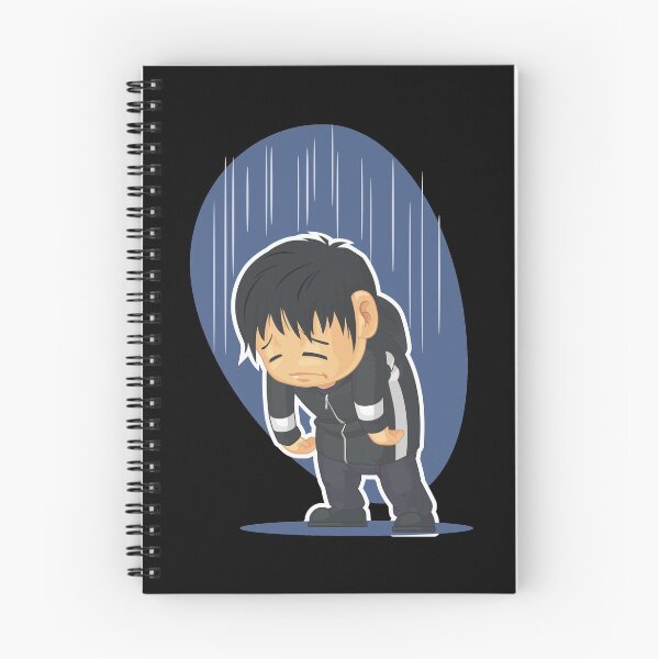 Item preview, Emotionally Tired Boy In The Rain designed and sold by crazycollective.
