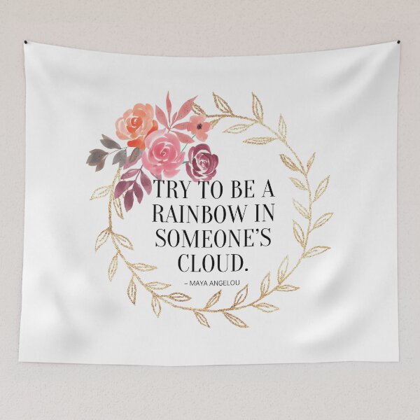 Item preview, Try To Be a Rainbow in Someone's Cloud designed and sold by yyolka.